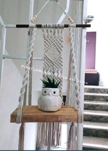 Macrame Hanging Shelf