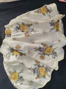NEW Top And Skirt Yellow