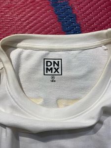 White T-Shirt with Korean Text