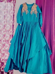 Emerald Green Embellished Dress