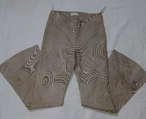 Y2k Retro Patterned Flared Pants