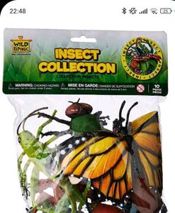 Toy Bugs Set 6pieces.