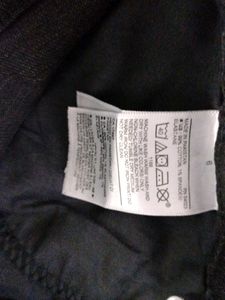 Old Navy Charcoal Color Straight Distressed Jeans