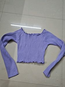 Selling Cute Purple Colour Top