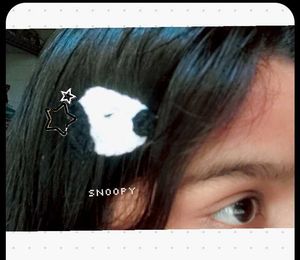 Snoopy Crochet Hair Clip 🧶