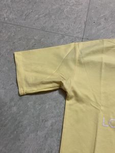 Louis Vuitton Yellow Crop T-shirt For Women