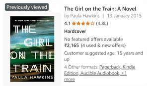 The Girl On Train ( Hardcover )