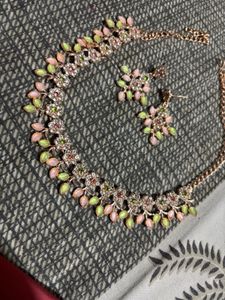 pastel color jewellery set