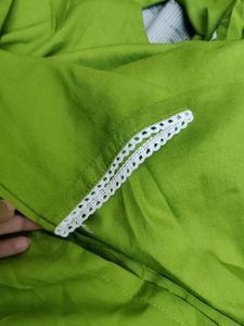 Short Green Chinkankari Kurti