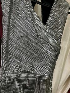 Bershka limited edition Sparkly Silver Party Dress