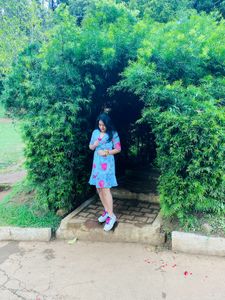 Sassafras Floral Blue Dress