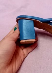 Blue Bow heels