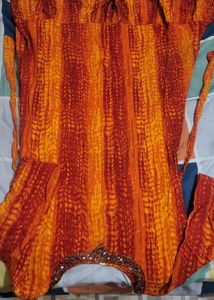 Orange Ethnic Kurta
