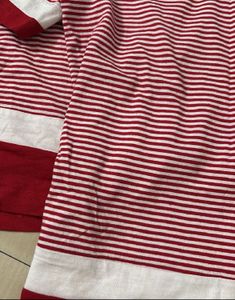 Set of two Striped Red &amp; White Top
