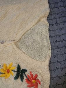 Embroidered Crop Top