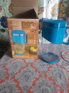 Blue Lemon Jug