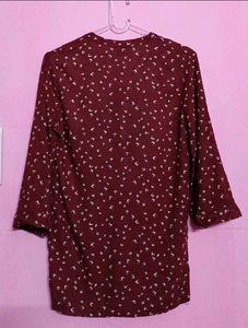 Brown Long Top/ Short Kurti