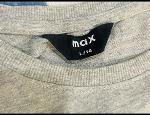 BEAUTIFUl ORIGINAL MAX GRAY SWEATSHIRT