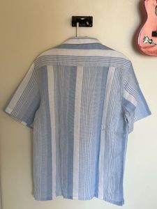 Striped Blue &amp; White Shirt