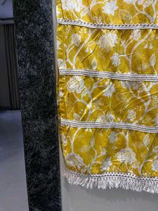 Yellow Floral Print Kurti