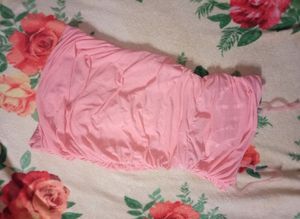 Ruched Tube Mini Dress