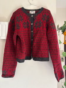 Vintage Patterned Cardigan