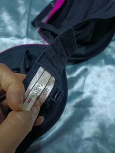 Lasenza Black &amp; Pink Lace Bra