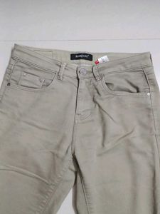 Beige Jeans