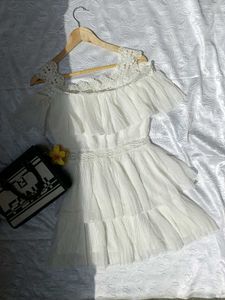 Dreamy White Dress For Women 🤍