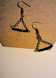 Handmade Earings : Black