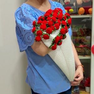 Crochet Blanket Bouquet