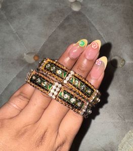 Vintage Inspired Pendant , Necklace And Bangles