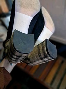 Burberry Trim Sock Boots