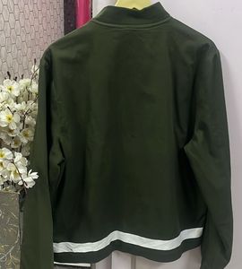 Olive Green Bomber Jacket