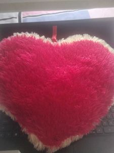 Fluffy Heart Pillow