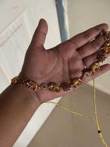 Elegant Onam Special Elephant Sufi Necklace/ Chok