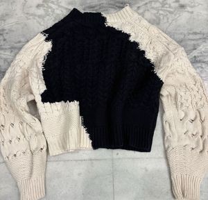 COS Abstract Heavy Knit Baggy Cardigan