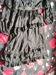 A Black Korean Dress