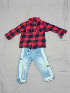 Boy's Outfit - Shirt & Jeans