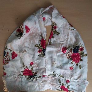 Halter Neck Top Floral