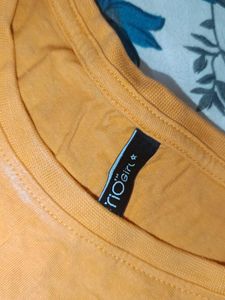 Orange Butterfly Graphic Tee