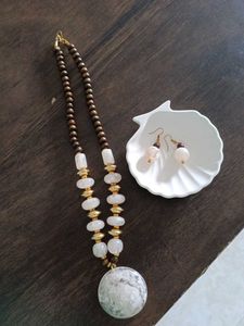 Handmade Statement Necklace &amp; Earring Set