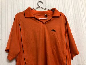 Orange Short Sleeve Polo T Shirt