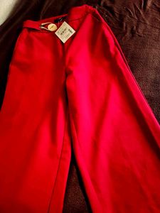 Brand Madame Red Trousers For Girls