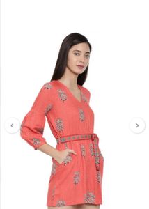 Chumbak Brand Floral Print Jumpsuit