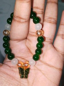 Butterfly Glass Beaded Bracelet