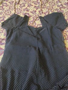 L-xl Size new unused large stitched Blue Kurta