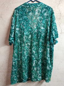 Oversized Trendy See-through Lace Top Multicolour