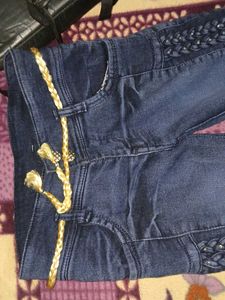 Dark Blue Denim Jeans