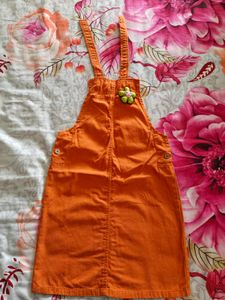 Cute Orange Jumper Dress